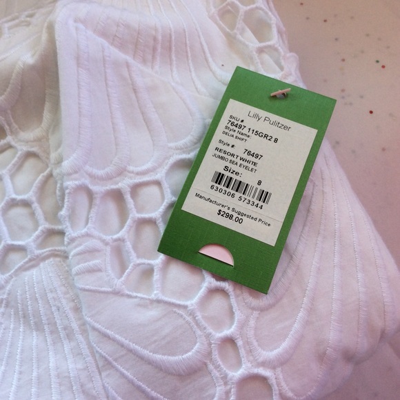 Lilly Pulitzer Jumbo Seashell Eyelet Dress - Picture 12 of 13